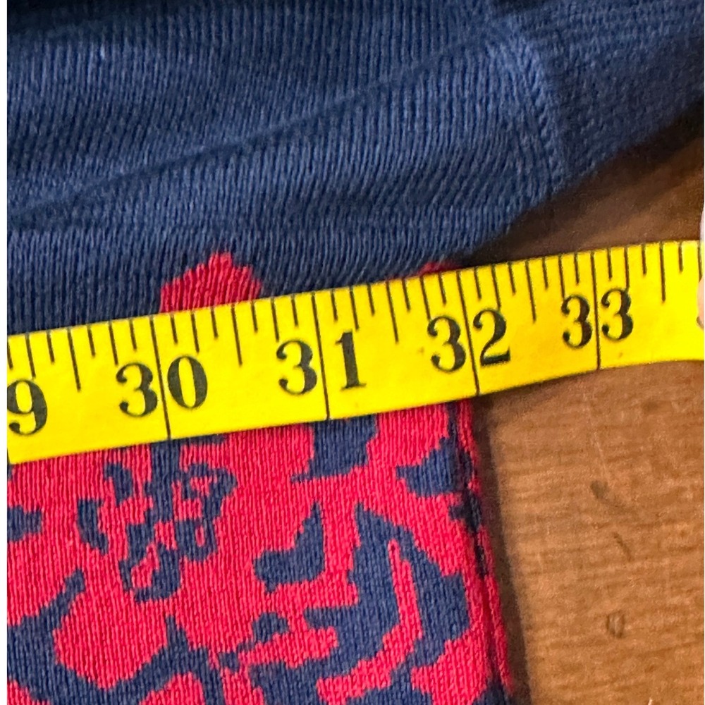 St. John NWT SZXL‎ Zip Front Cardigan Navy Blue Floral Intarsia Mock Neck Wool - Picture 13 of 15